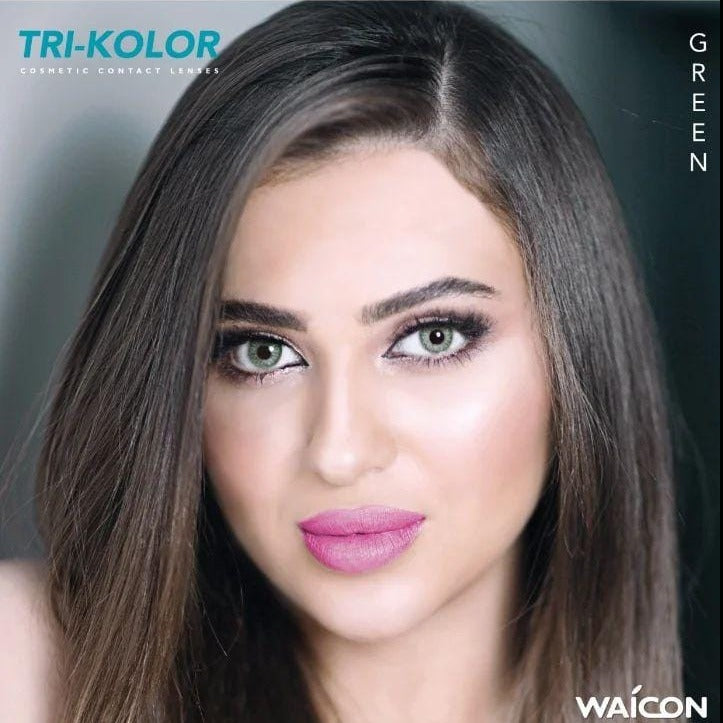 Tri-Kolor Green عدسة تراي كلر  جرين